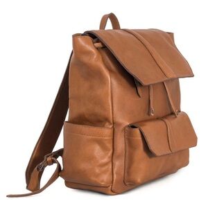 Ellington leather backpack, brown